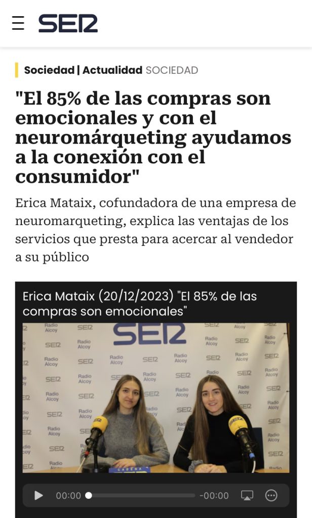 Entrevista Cadena Ser